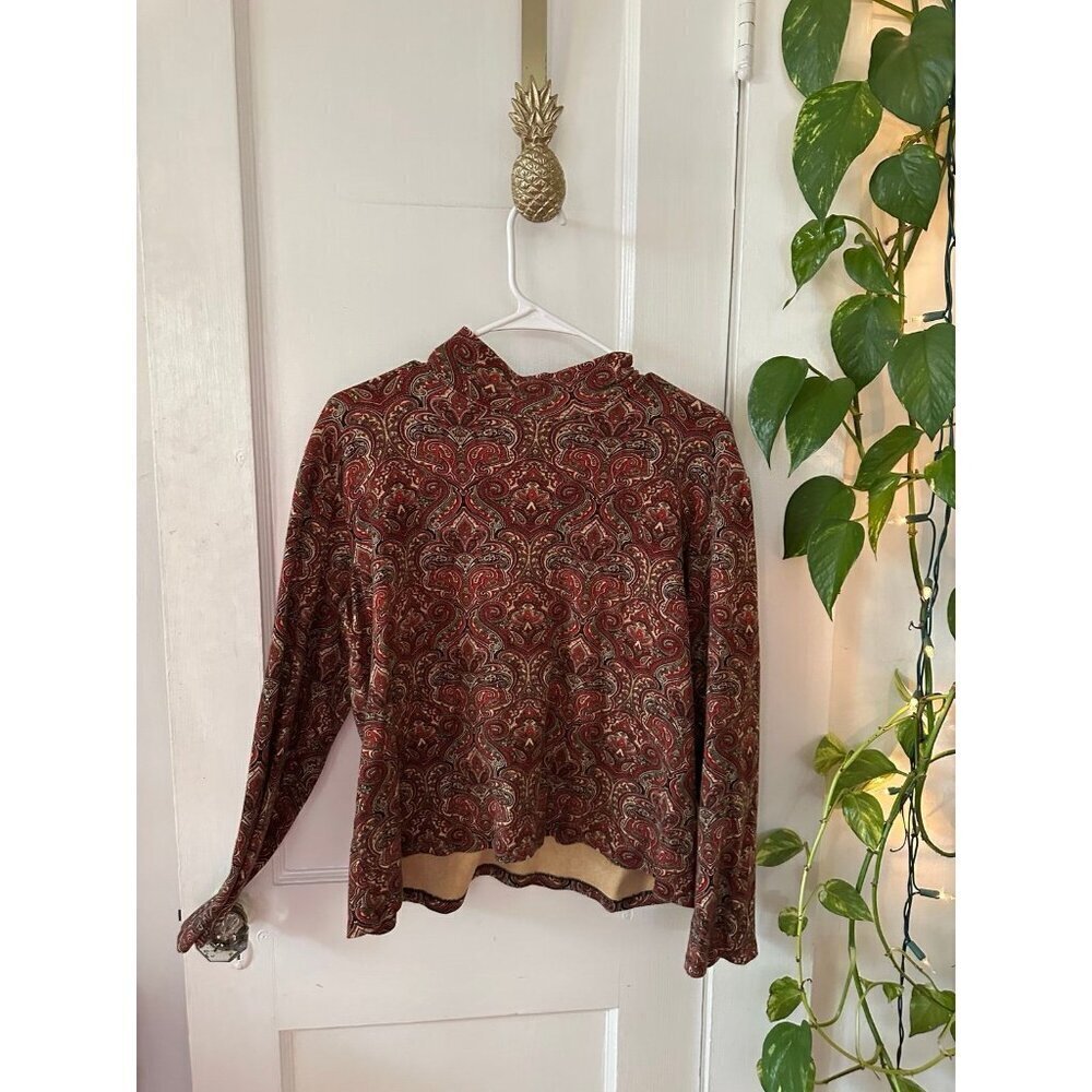 Jones New York women’s size x-large swirl boho sweater